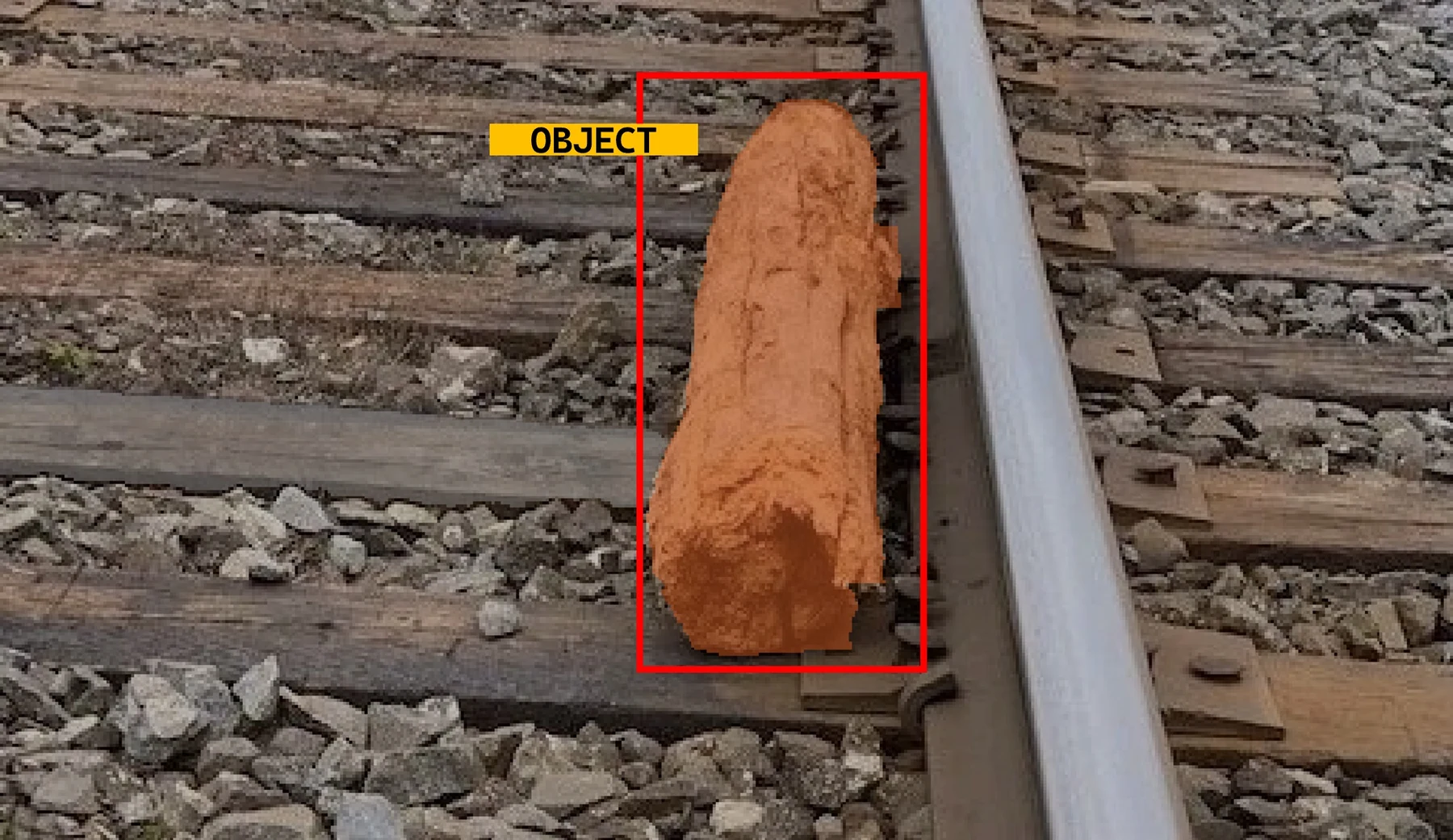 Trackside object detection example for railway inspection.