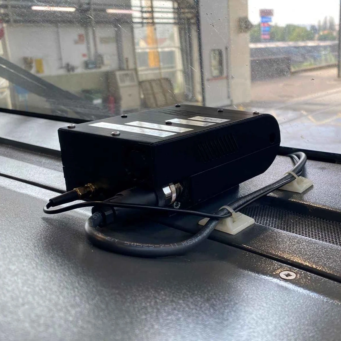 RailEyes RailEdge camera hardware installed for railway corridor capture.